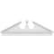 Ekena Millwork Acorn Architectural Grade PVC Combination Pediment, 66"W x 23-3/8"H x 2-3/4"P (Pitch 6/12) PEDPC066X235ACR00 - alternate 4